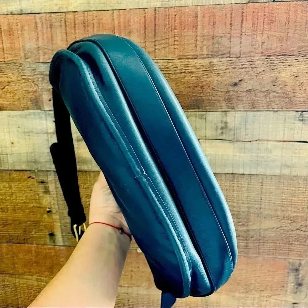 Vintage Coach Paris Large Navy Blue Bag